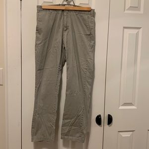 Mens Calvin Klein gray slim fit chino pants in 30/30